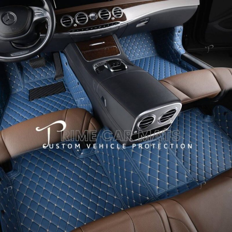 Blue Car Mats Set